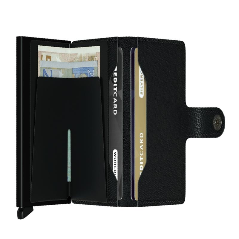 SECRID Portefeuille Miniwallet Crisple Black