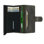 Miniwallet Vintage Olive-Black