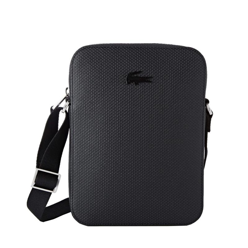 Sacoche verticale zippée Chantaco en cuir souple uni