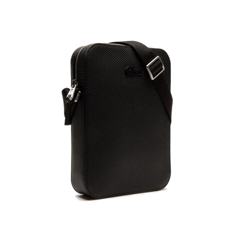 Sacoche verticale zippée Chantaco en cuir souple uni