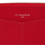 LE TANNEUR Porte monnaie avec porte cartes Amovible Charlotte en cuir lisse