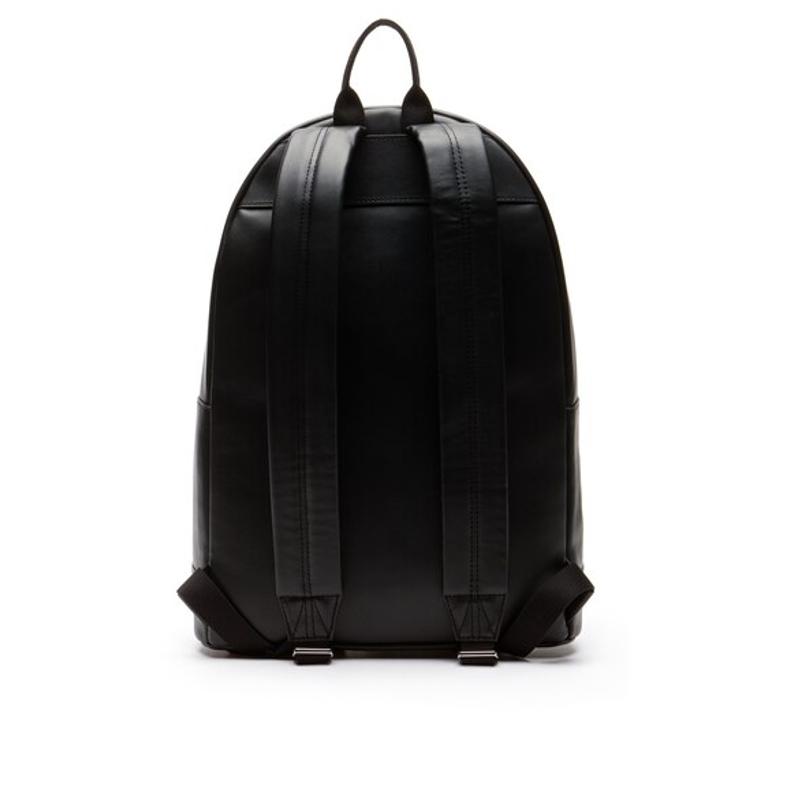 Sac à dos cuir Lacoste Casual avec marquage embossé