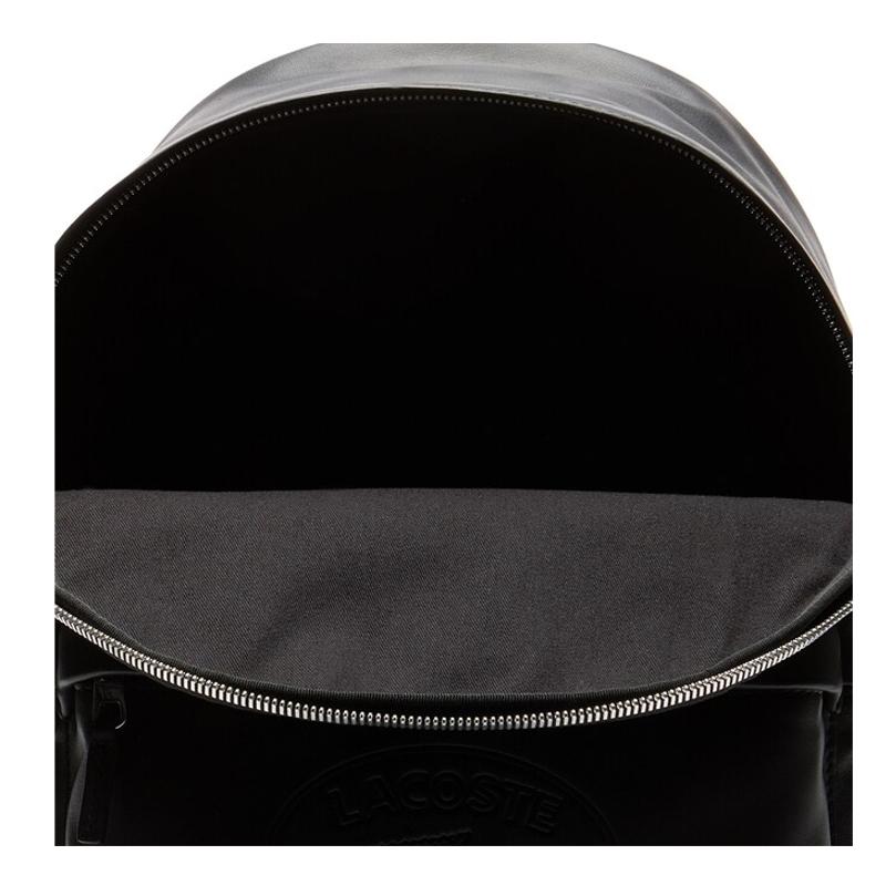 Sac à dos cuir Lacoste Casual avec marquage embossé