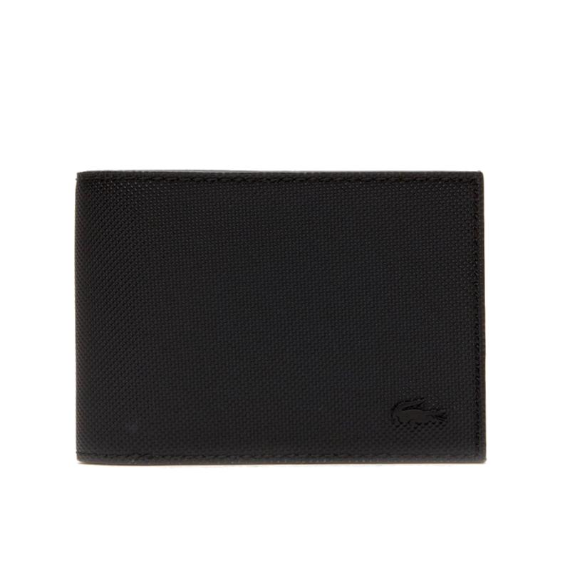 Portefeuille plat classique Lacoste en petit piqué pour homme