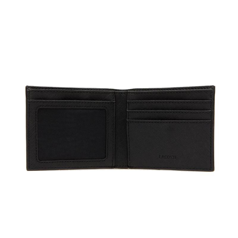 Portefeuille plat classique Lacoste en petit piqué pour homme