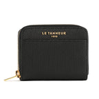 Porte monnaie zippé Lise en cuir monogramme  Le Tanneur
