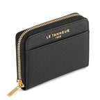 Porte monnaie zippé Lise en cuir monogramme  Le Tanneur