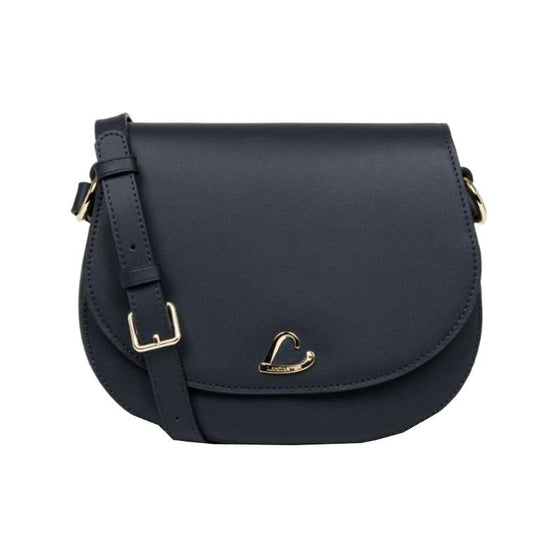 Sac Lancaster besace en cuir de vachette bleu marine