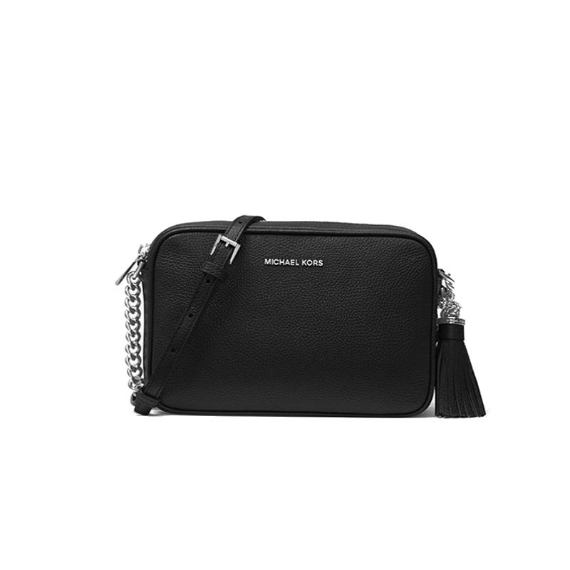 MICHAEL KORS Sac à bandoulière Ginny Noir/Argenté