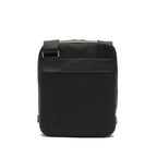 Sac à bandoulière plat en cuir pleine fleur mat Soft Mate