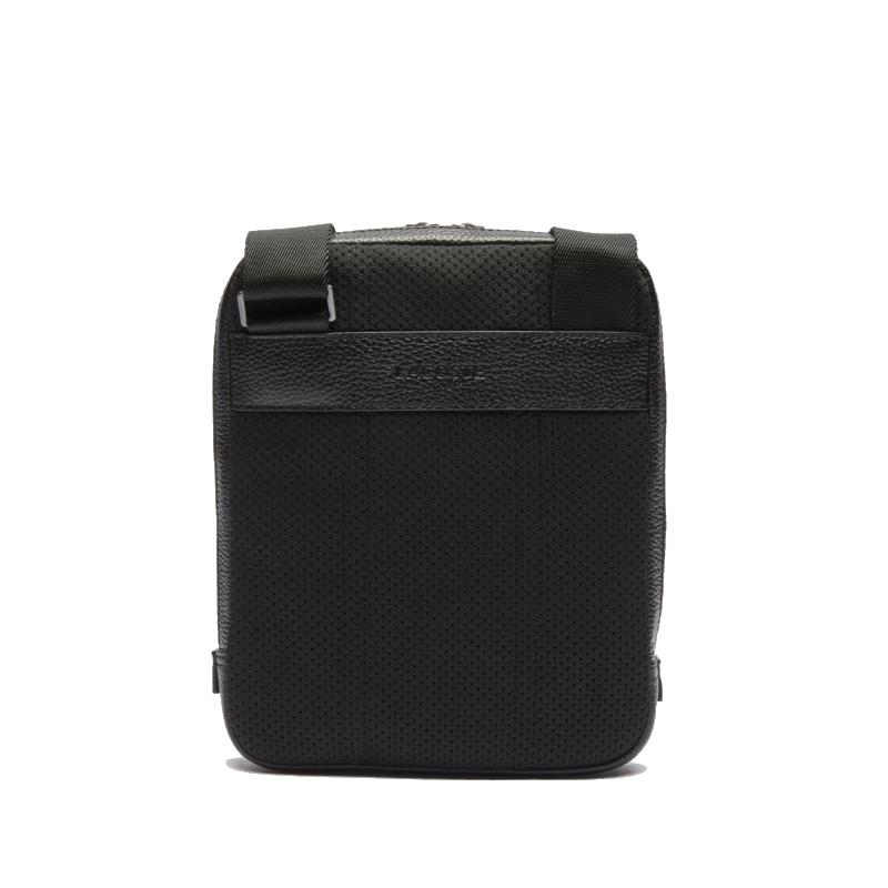 Sac à bandoulière plat en cuir pleine fleur mat Soft Mate