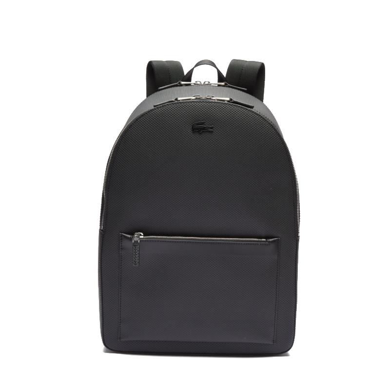 Sac à dos Homme Lacoste Chantaco en cuir piqué mat