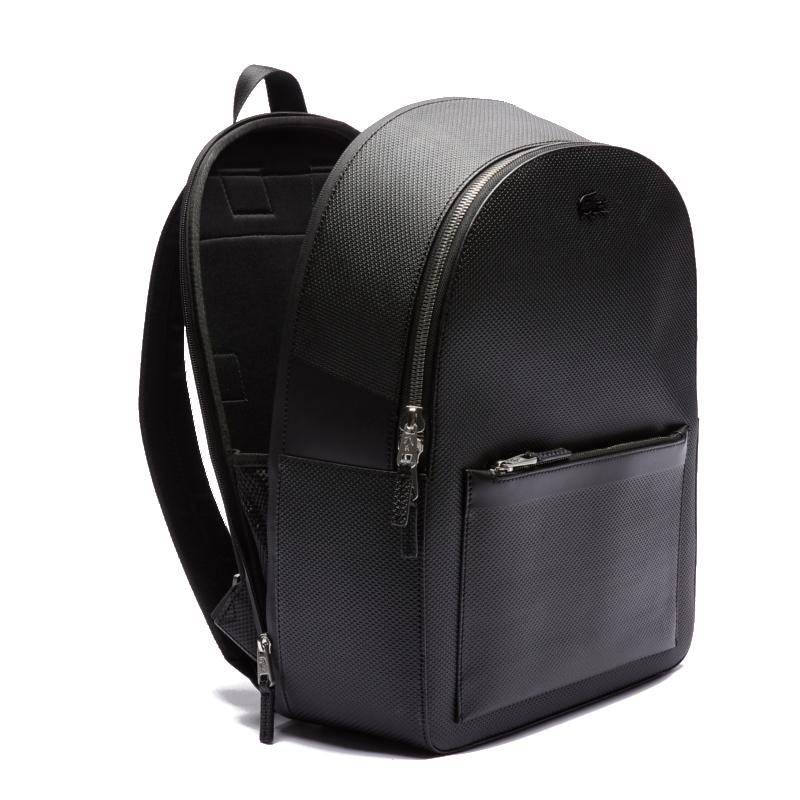 Sac à dos Homme Lacoste Chantaco en cuir piqué mat