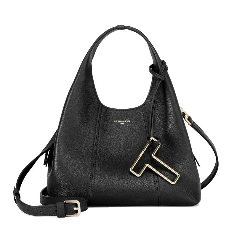 LE TANNEUR Petit sac à main en cuir grainé Juliette