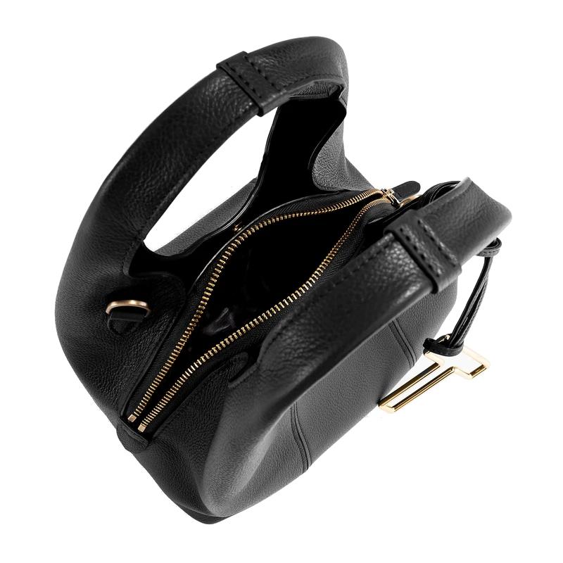 LE TANNEUR Petit sac à main en cuir grainé Juliette