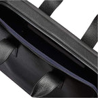 Sac à ordinateur Lacoste Soft Mate souple en cuir grainé mat