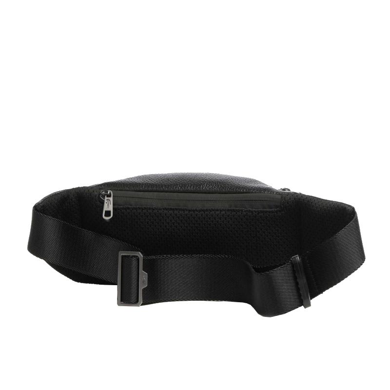 Sac banane zippé Lacoste Black 000