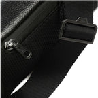 Sac banane zippé Lacoste Black 000