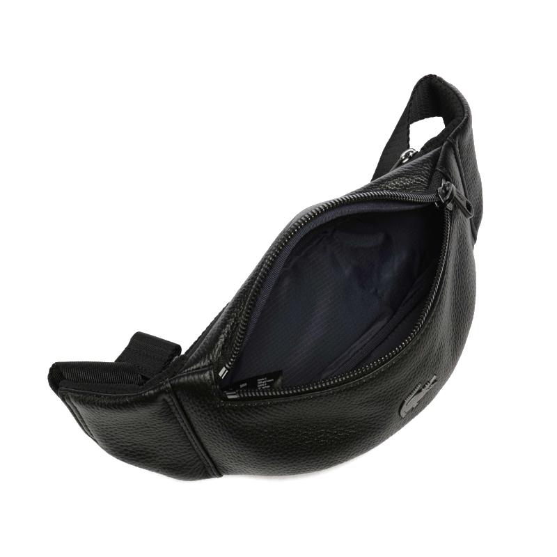 Sac banane zippé Lacoste Black 000