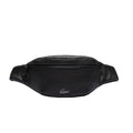 Sac banane zippé en cuir grainé Soft Mate pour homme Lacoste