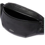 Sac banane zippé en cuir grainé Soft Mate pour homme Lacoste