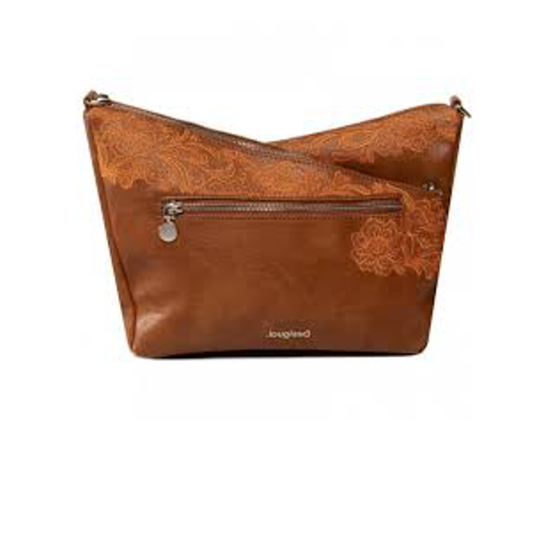 Sac à main DESIGUAL Bandoulliere Camel