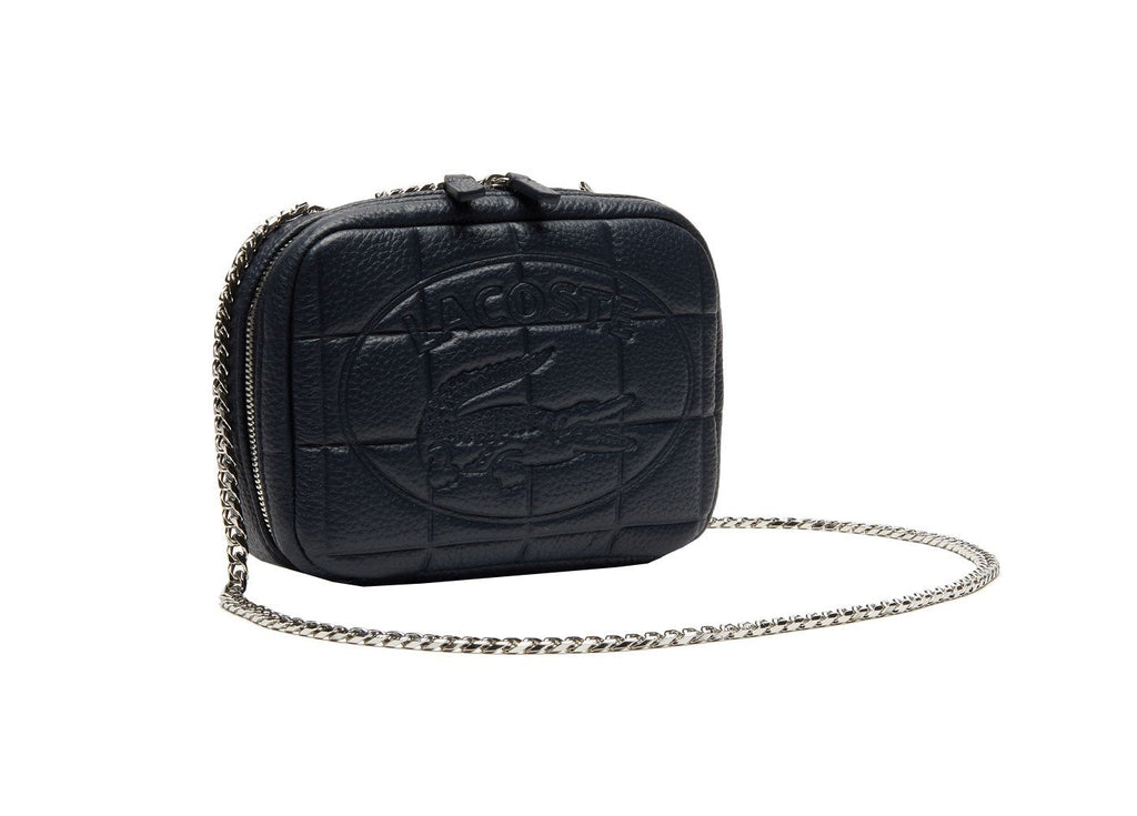 Sac à bandoulière matelassé  Lacoste Croco