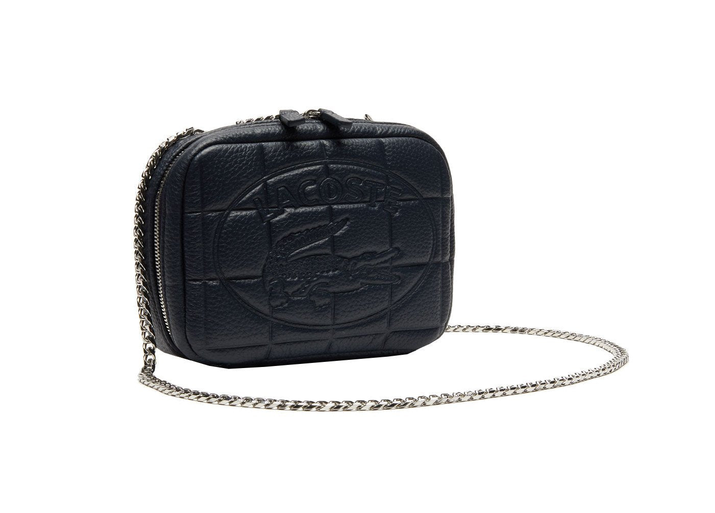 Sac à bandoulière matelassé  Lacoste Croco