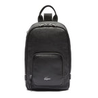 Sacoche croisée souple Soft Mate Lacoste en cuir grainé mat