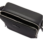 LACOSTE Sac pour appareil photo vertical Chantaco en cuir cousu mat