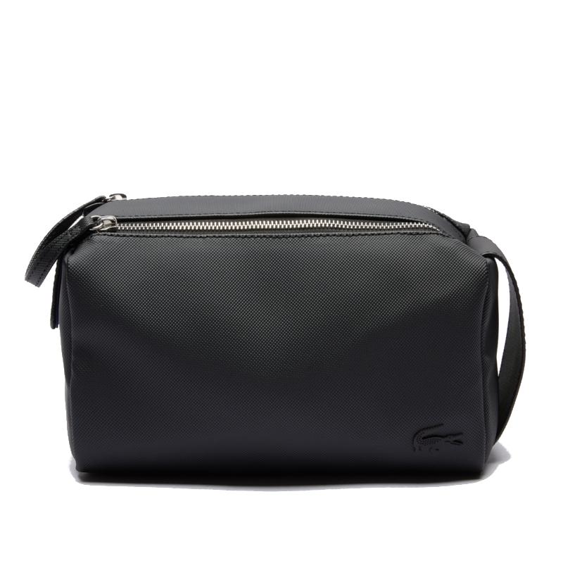 Trousse de toilette double zip Men's Classic en petit piqué uni