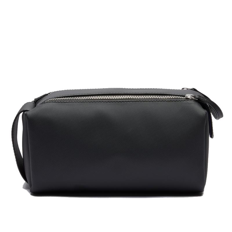 Trousse de toilette double zip Men's Classic en petit piqué uni