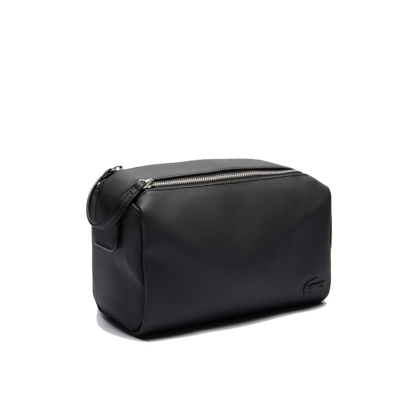 Trousse de toilette double zip Men's Classic en petit piqué uni