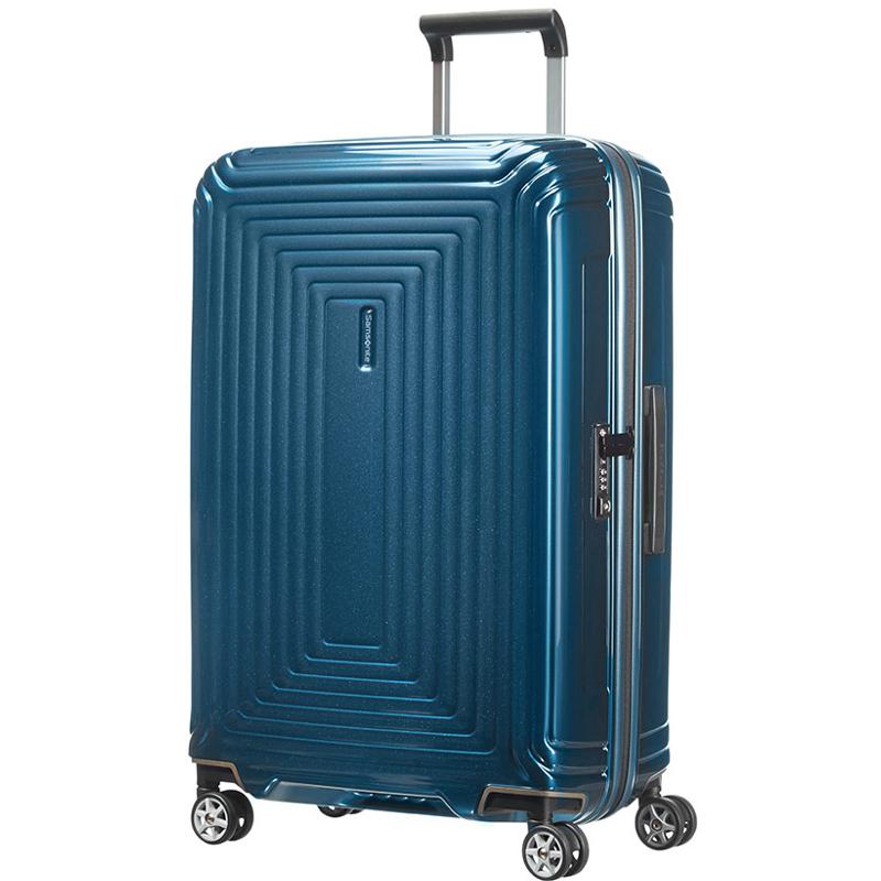 Valise Samsonite Neopulse 4 roues 69 cm - Bleu Métal