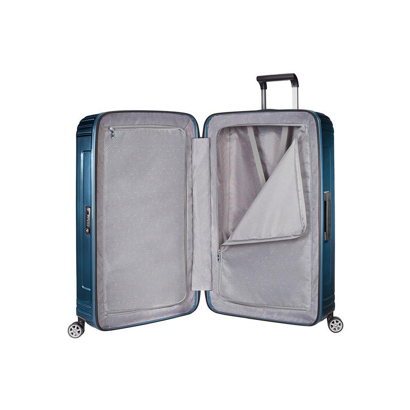 Valise Samsonite Neopulse 4 roues 75 cm - Bleu Métal