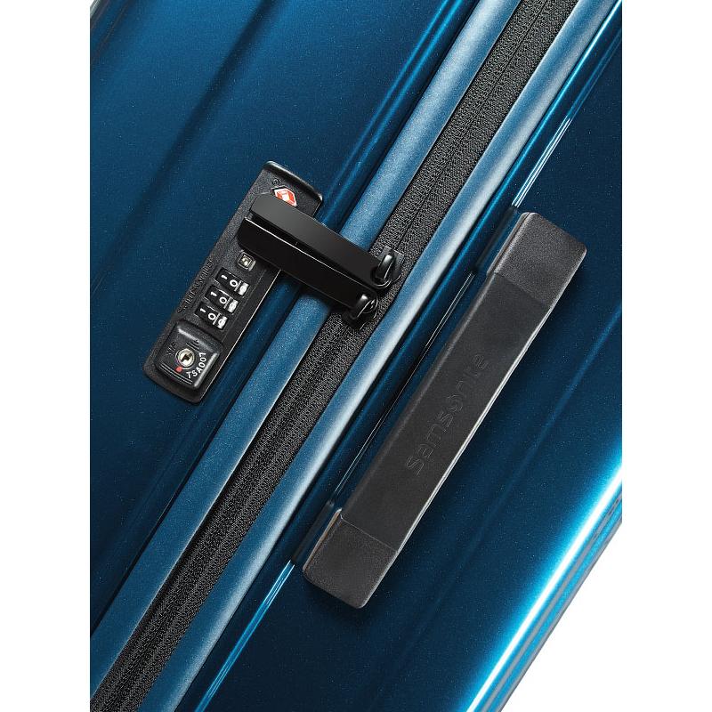 Valise Samsonite Neopulse 4 roues 75 cm - Bleu Métal