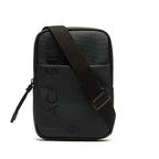 Sacoche zippée Lacoste unie avec marquage