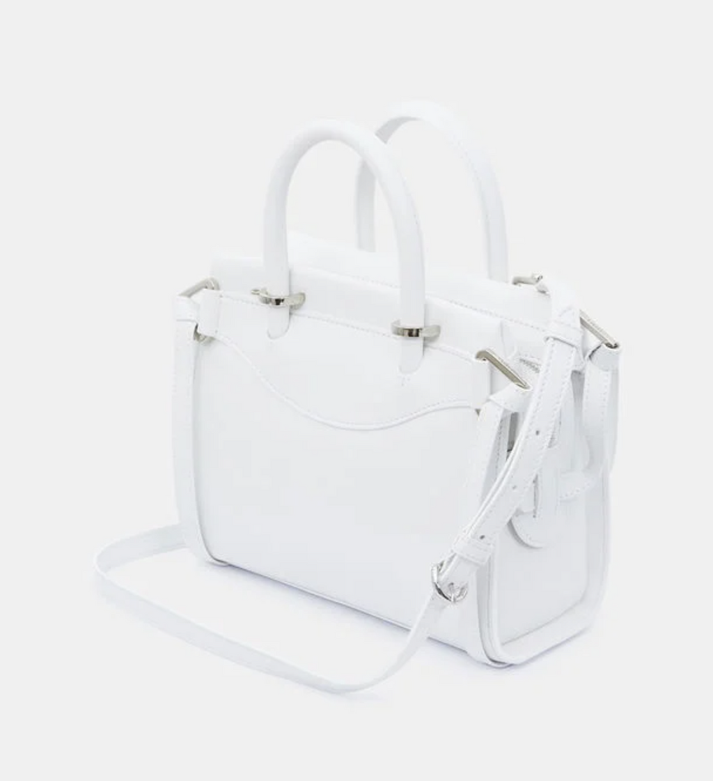 LANCEL Sac cabas Rodéo cuir Blanc