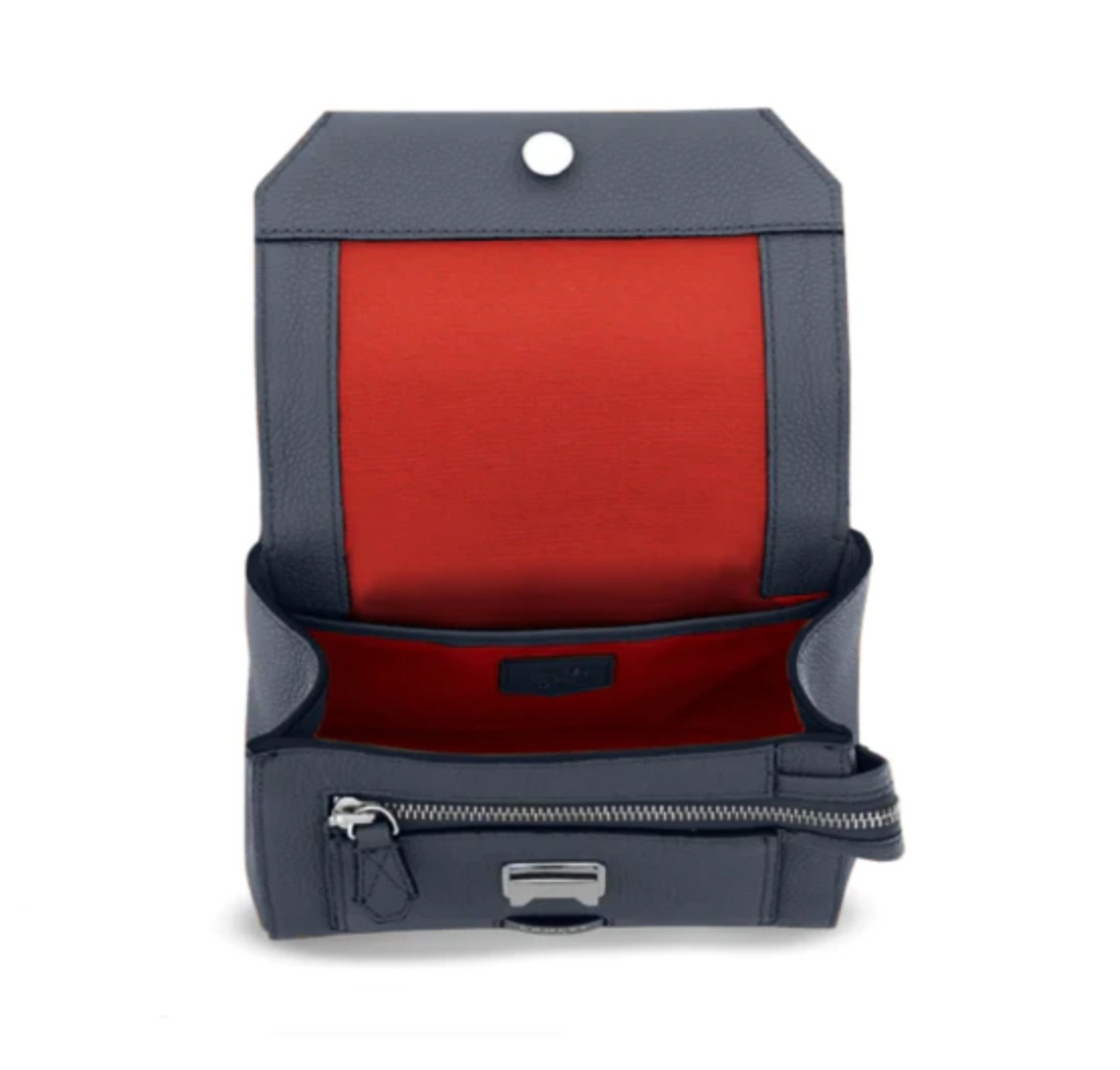 Bleu pétrole - LANCEL Sac rabat Ninon S