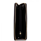 Portefeuille zippé femme LOVE MOSCHINO Black Lettering Love line