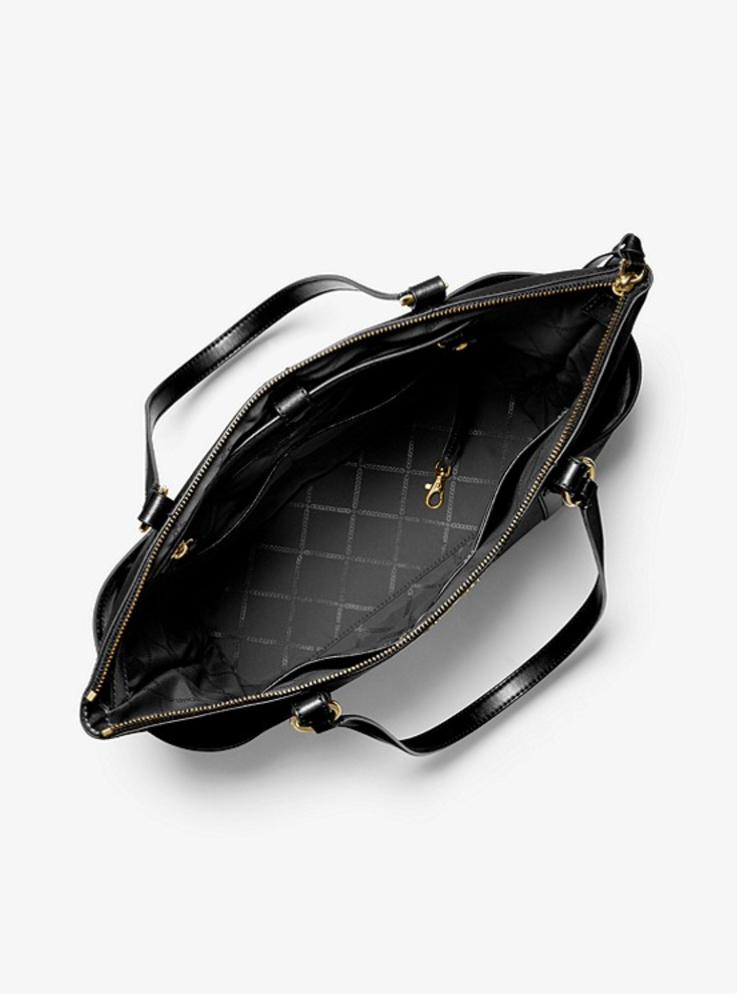 Noir doré - MICHAEL KORS Grand cabas Sullivan à logo avec glissière supérieure Noir/Doré