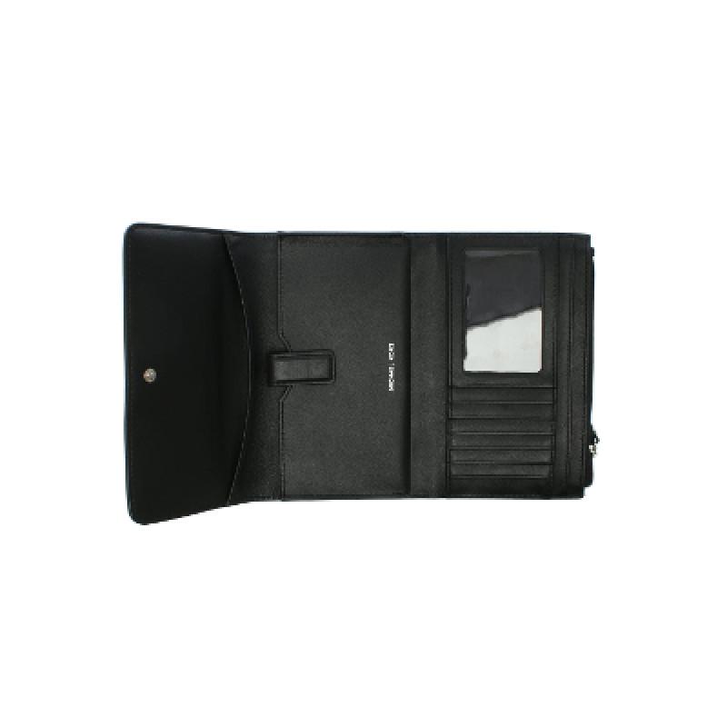 MICHAEL KORS Portefeuille compagnon Fulton Noir