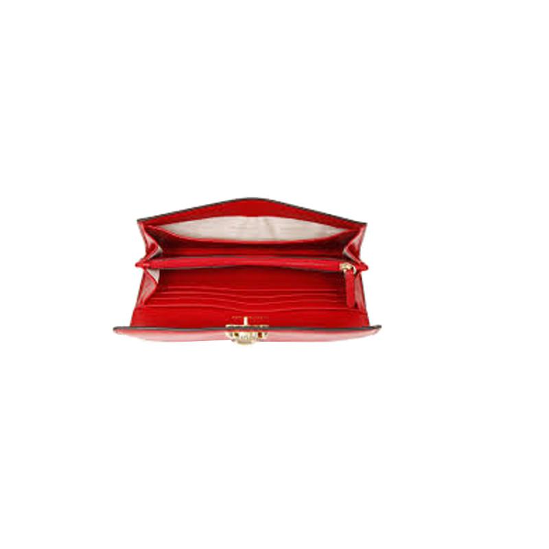 MICHAEL KORS Portefeuille Mott Bright red