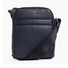  Petite Sacoche Charles en cuir grainé  TCHA2200 - Bleu