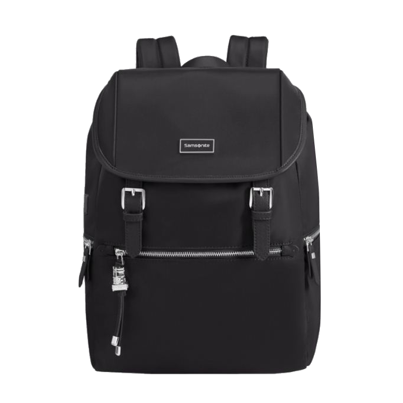 Samsonite - Sac à dos d'ordinateur Karissa Biz portable 14,1 "+ rabat avec USB