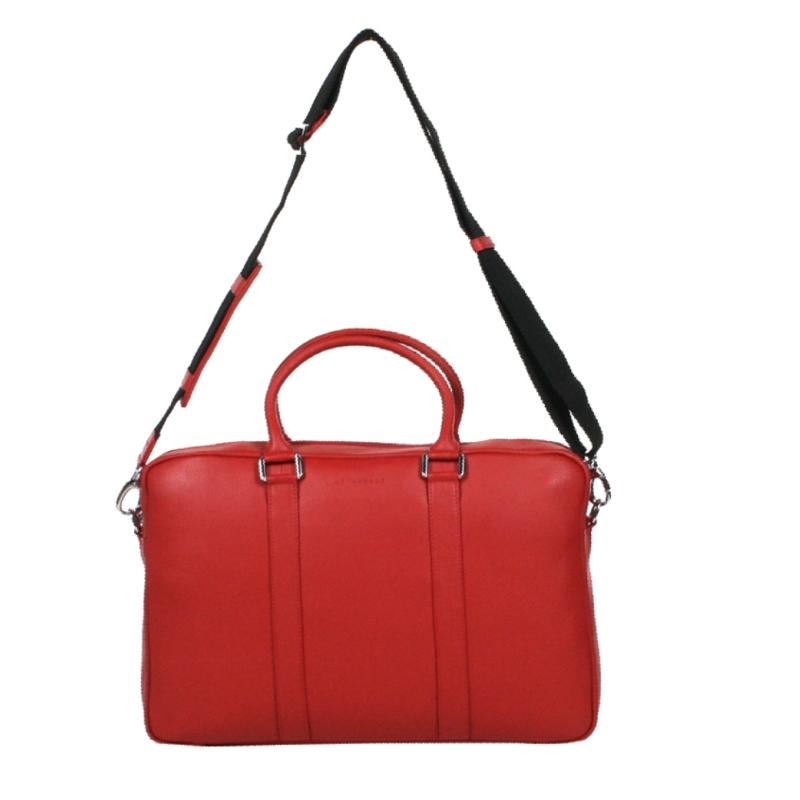 Sacoche Ordinateur Le Tanneur Victoire 14 pouces Rouge TVQ4001