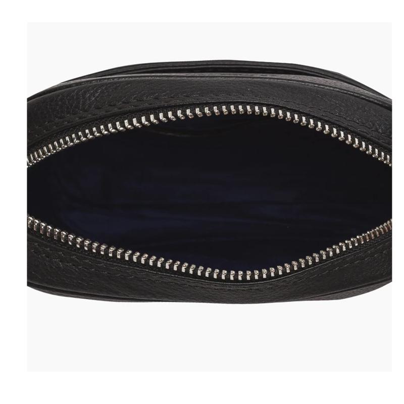 Petite Sacoche Charles en cuir grainé  TCHA2200 - Noir